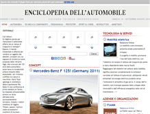 Tablet Screenshot of enciclopediadellautomobile.com