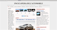 Desktop Screenshot of enciclopediadellautomobile.it